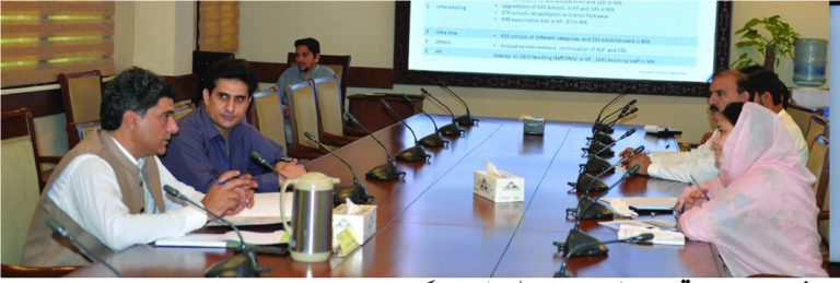 نگران وزیر اعلیٰ خیبر پختونخوا کے مشیر برائے منصوبہ بندی و ترقیات، آبنوشی اور مواصلات و تعمیرات ڈاکٹر سید سرفراز علی شاہ نے محکمہ منصوبہ بندی کے حکام کو ہدایات جاری