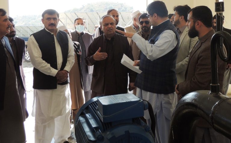 نگران وزیر خیبرپختونخوا کا بلک واٹر سپلائی پراجیکٹ کا دورہ، میگا پراجیکٹ کا اہم اعلان