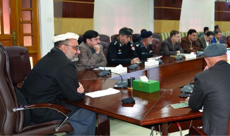 ضم اضلاع کے ترقیاتی منصوبوں اور مختلف شعبوں میں بہتری کے لئے مختلف تجاویز پر غور۔
