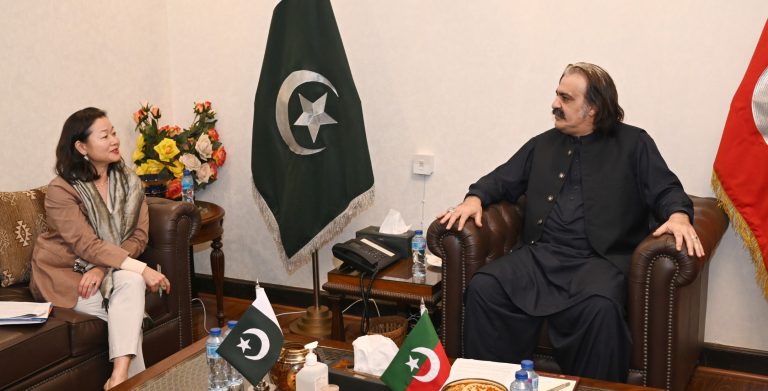 وزیر اعلیٰ خیبر پختونخوا کی رہنمائی میں ورلڈ فوڈ پروگرام کے وفد کی ملاقات۔