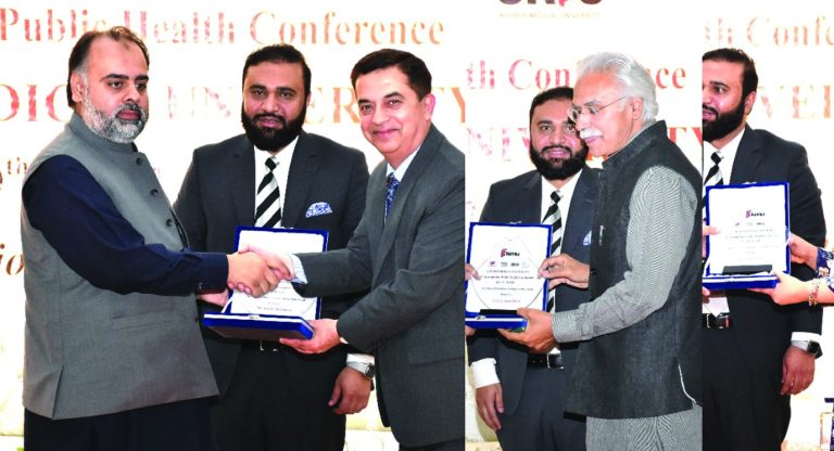 وزیر صحت سید قاسم علی شاہ کی چوتھی انٹرنیشنل پبلک ہیلتھ کانفرنس میں بطور مہمان خصوصی شرکت