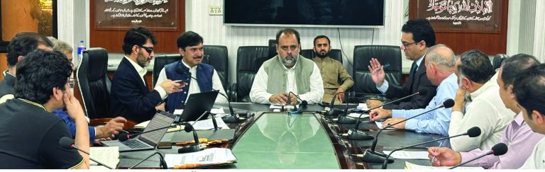 وزیر صحت سید قاسم علی شاہ کی سربراہی میں اپریل کے مہینے کی پراونشل سٹاک ٹیک میٹنگ منعقد ہوئی