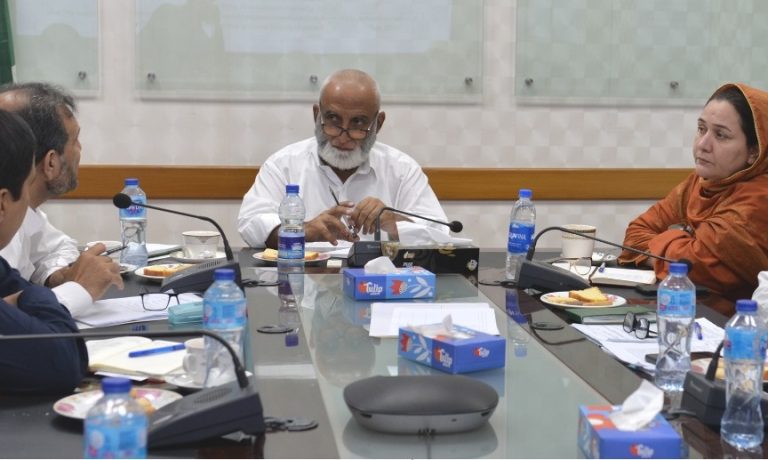 فنی تعلیم کے فروغ کیلئے ٹیوٹا کی کارکردگی کا جائزہ، معاون خصوصی تورڈھیر کی زیر صدارت اہم اجلاس
