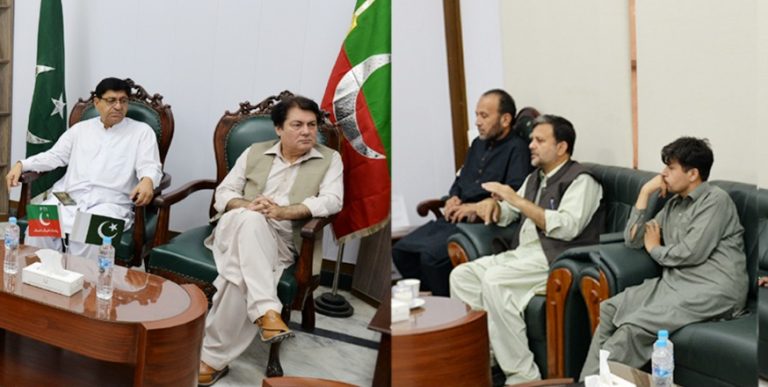 صوبائی وزیر خوراک ظاہر شاہ طورو اور مشیر اطلاعات بیرسٹر ڈاکٹر سیف کی زیر صدارت گندم خریداری کا مقررہ ہدف مکمل ہونے پر جائزہ اجلاس
