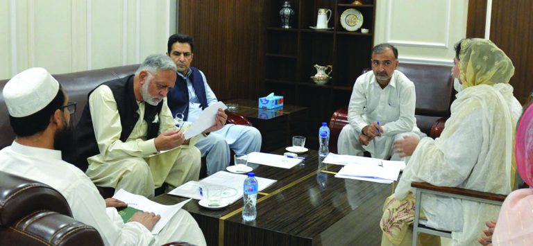 وزیراعلیٰ خیبرپختونخوا کے معاون خصوصی برائے انسدادِ بدعنوانی بریگیڈیئر (ر) محمد مصدق عباسی کی زیر صدارت انٹی کرپشن اسٹیبلشمنٹ کی پہلی ماہانہ کھلی کچہری