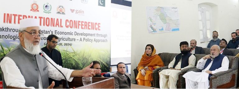 خیبر پختونخوا کے وزیر برائے زراعت میجر ریٹائرڈ سجاد بارکوال نے کہا ہے کہ ز راعت ملک کی معیشت میں ریڑھ کی ہڈی