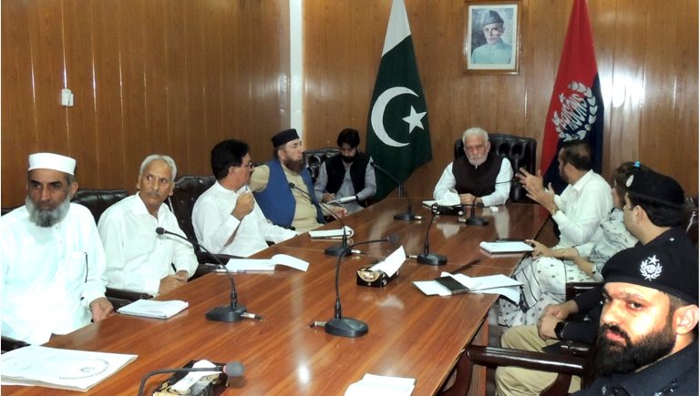 وزیر اعلیٰ کے معاون خصوصی برائے جیل خانہ جات ہمایون خان کی زیر صدارت جمعرات کو جیل خانہ جات کے کمیٹی روم میں