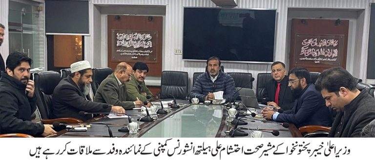 مشیر صحت احتشام علی کا سوشل میڈیا پر، اپر کرم میں ادویات کی قلت سے متعلق خبروں کا نوٹس