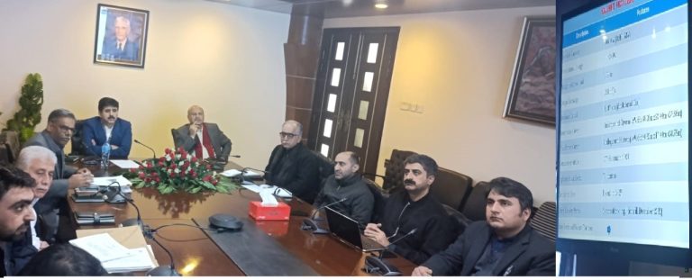 وزیراعلیٰ خیبرپختونخواکے معاون خصوصی برائے توانائی انجینئرطارق سدوزئی اورسیکرٹری توانائی وبرقیات محمدزبیرخان کی زیرصدارت