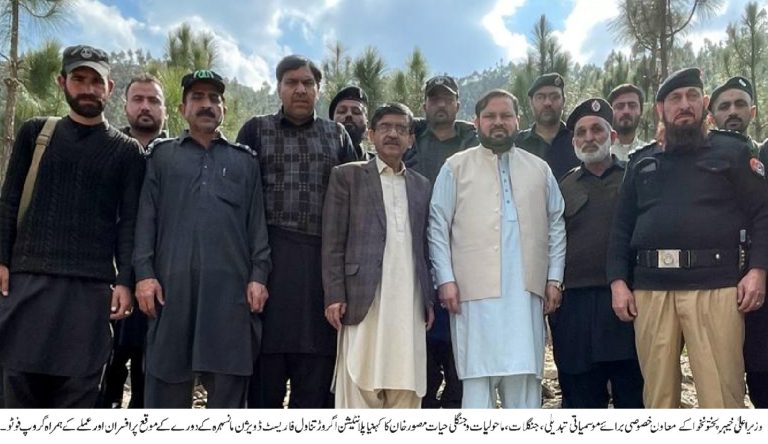 صوبائی حکومت جنگلات کے فروغ اور تحفظ کے لئے عملی اقدامات اٹھارہی ہے، معاون خصوصی برائے جنگلات پیر مصور خان