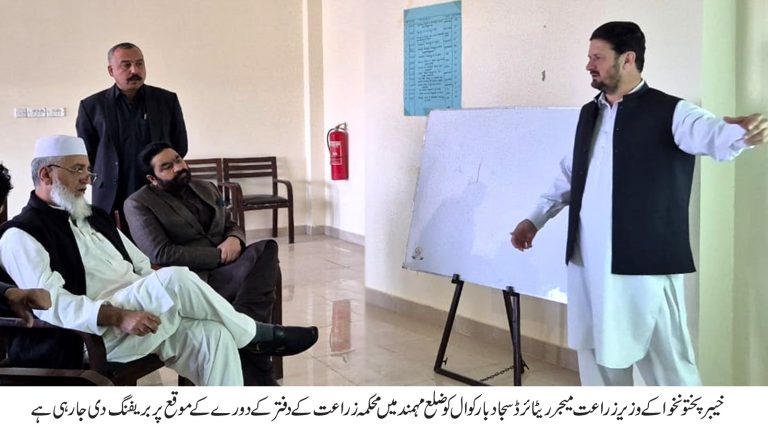 کسانوں کے مسائل ترجیحی بنیادوں پر حل کئے جائیں۔ وزیر زراعت میجر ریٹائرڈ سجاد بارکوال