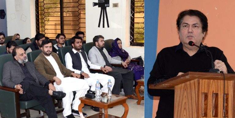 مشیر اطلاعات خیبر پختونخوا بیرسٹر ڈاکٹر محمد علی سیف کا ماحولیاتی تبدیلی کانفرنس سے خطاب