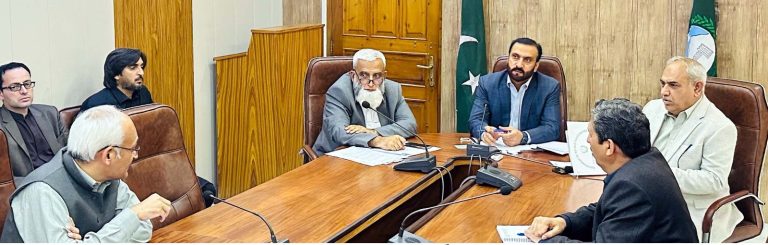 خیبر پختونخوا کے وزیر قانون آفتاب عالم ایڈوکیٹ کی صدارت میں بدھ کے روز پشاور