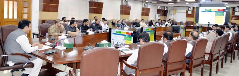 چیف سیکرٹری کی زیر صدارت صوبائی ٹاسک فورس برائے انسداد پولیو کا اجلاس
