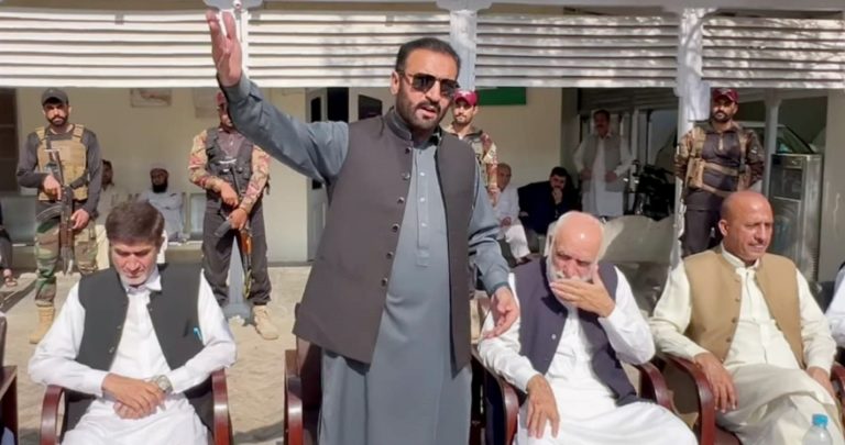 Provincial Law Minister Distributes Grant Cheques to Hangu and Thall Bar Association