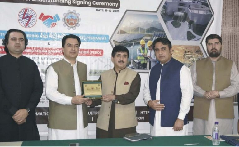 PEDO, UET Peshawar sign strategic MoU