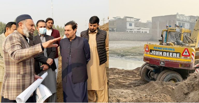 خیبرپختونخوا کے وزیر آبپاشی ریاض خان نے بدھ کے روز پشاور کے علاقہ بڈھنی کا تفصیلی دورہ کیا، جہاں انہوں نے نہر کے دونوں اطراف جاری ترقیاتی سرگرمیوں، حفاظتی بندوں، صفائی ستھرائی اور نکاسی آب کے مجموعی انتظامات کا بغور جائزہ لیا