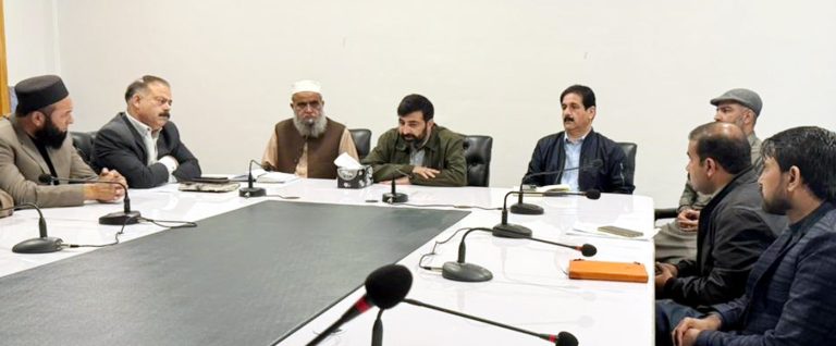 Minister Excise Chairs Key Meeting on 132kV Budal Chagharzai Grid Station Project in Bunair