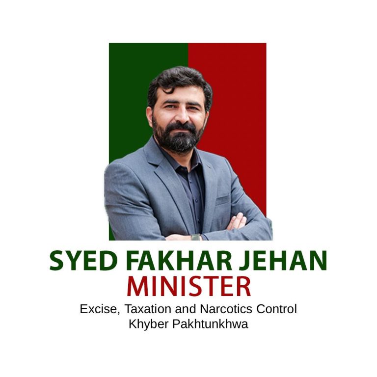 خیبرپختونخوا کے وزیر ایکسائز و ٹیکسیشن اور نارکوٹکس کنٹرول سید فخرجہان کا بانی قوم قائدِاعظم محمد علی جناحؒ کے یومِ ولادت پر خراجِ عقیدت