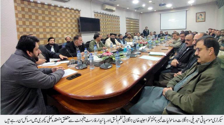 خیبرپختونخوا حکومت کا پائیدار جنگلاتی نظم و نسق کے عزم کا اعادہ