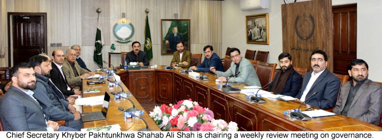 Meeting Chaired by Chief Secretary Khyber Pakhtunkhwa Reviews Ramazan Preparations
