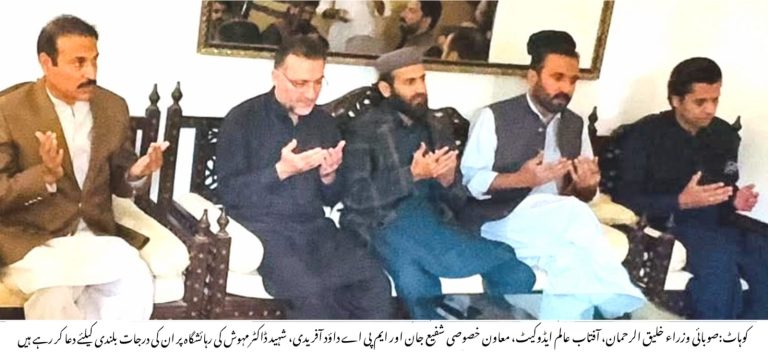 ڈاکٹر مہوش قتل کیس: حکومتی وفد کی تعزیت، شفاف تحقیقات اور انصاف کی یقین دہانی