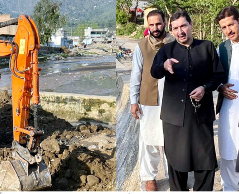 خیبر پختونخوا کے وزیر برائے آبپاشی ریاض خان نے محکمہ آبپاشی کے متعلقہ افسران کو ہدایت کی ہے کہ ضلع بونیر کے سیلاب سے متاثرہ علاقوں میں جاری فلڈ پروٹیکشن والز (حفاظتی پشتوں) کی تعمیراتی سرگرمیوں کو تیز کیا جائے
