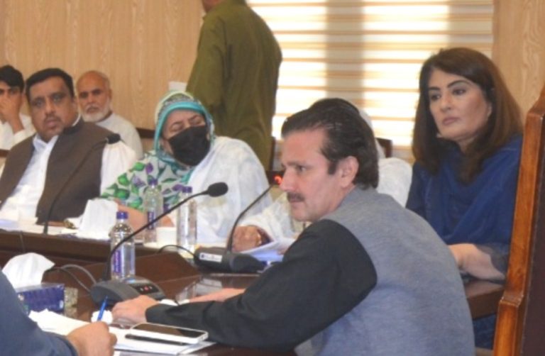خیبر پختونخوا اسمبلی کی قائمہ کمیٹی برائے لوکل گورنمنٹ، الیکشن اینڈ رورل ڈویلپمنٹ ڈیپارٹمنٹ کا اجلاس پیر کے روز صوبائی اسمبلی سیکرٹریٹ میں منعقد ہوا