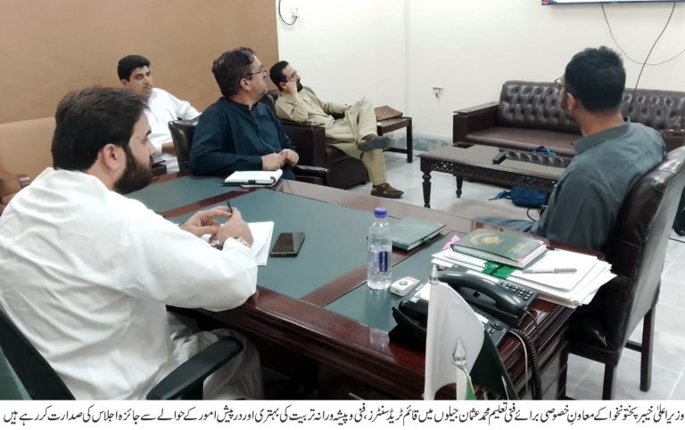 جیلوں میں قائم ٹریڈ سنٹرز کو جدید خطوط پر استوار کرکے قیدیوں کی مؤثر بحالی یقینی بنائی جائے گی، محمد عثمان خان بیٹنی