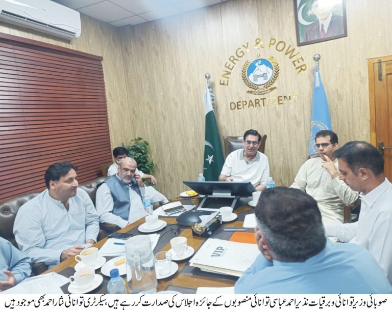 Phased Solarization of Government Institutions Among Government’s Top Priorities: Nazir Ahmad Abbasi