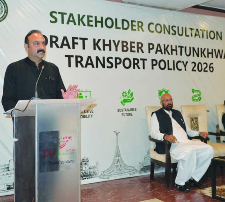 صوبے کی تاریخ میں پہلی دفعہ ٹرانسپورٹ کے شعبے کیلئے ایک جامع پالیسی متعارف کرنے کا فیصلہ