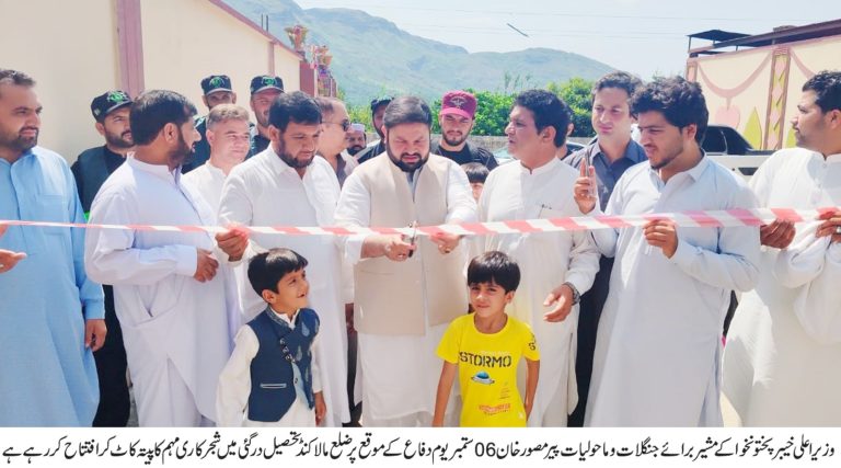 شجر کاری مہم کے تحت خیبرپختونخوا میں 06 ستمبر 2026یوم دفاع  کے موقع پر 10 لاکھ پودوں کی شجرکاری کی گئی