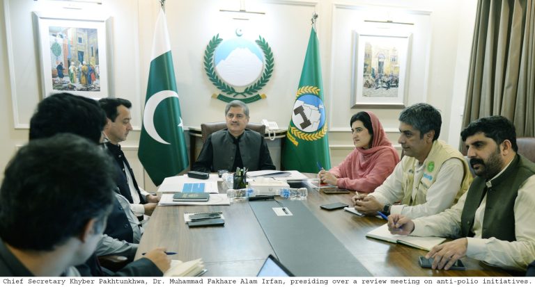Chief Secretary Chairs Review Meeting on Anti-Polio Measures